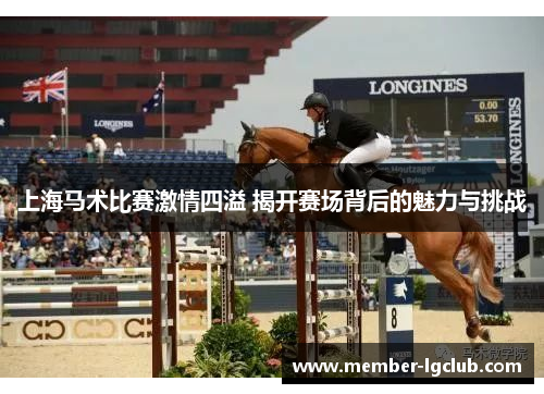 上海马术比赛激情四溢 揭开赛场背后的魅力与挑战